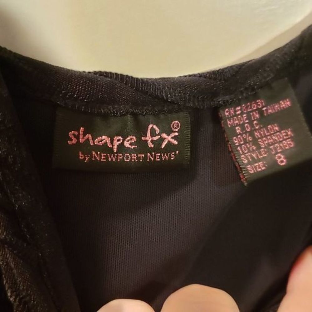 SHAPEFX Fitted Black Long ribbed‎ dress,Simple, Shaping & Stunning. Size 8 NEW - Picture 6 of 16
